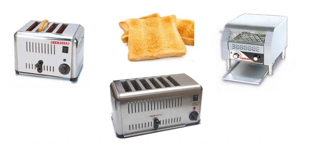 Máy nướng bánh mì 4 ngăn Berjaya Bjy-t4 phân loại